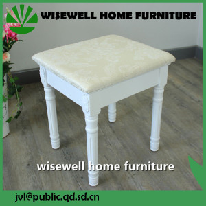 Wooden Dressing Table Stool for Bedroom (W-HY-081)